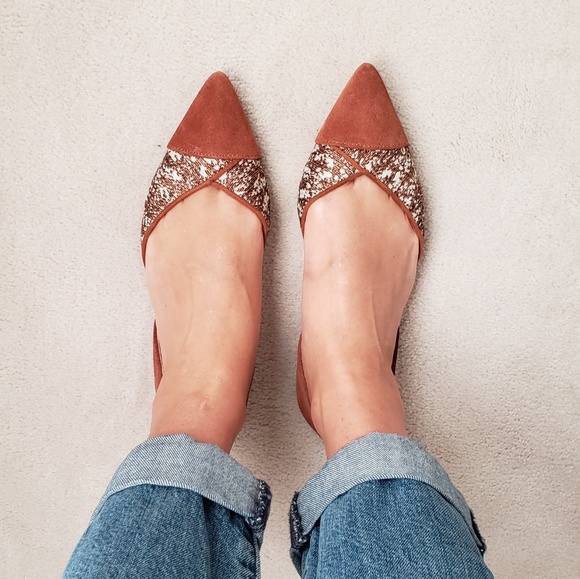 Anthropologie Shoes - 🍁Perfect fall Anthropologie tweed flats 🍂